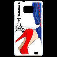 Coque Samsung Galaxy S2 Mode Paris en dessin 50