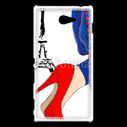 Coque Sony Xperia M2 Mode Paris en dessin 50