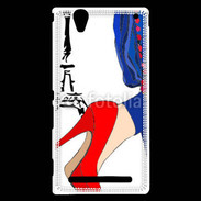 Coque Sony Xperia T2 Ultra Mode Paris en dessin 50