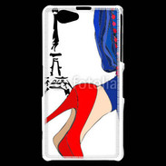 Coque Sony Xperia Z1 Compact Mode Paris en dessin 50