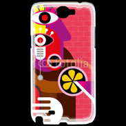 Coque Samsung Galaxy Note 2 Art abstrait 500