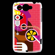 Coque HTC Wildfire G8 Art abstrait 500