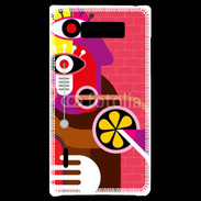 Coque LG Optimus L7 Art abstrait 500