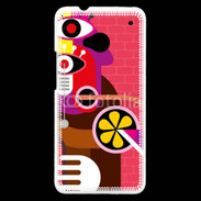Coque HTC One Art abstrait 500