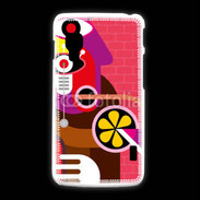 Coque LG L5 2 Art abstrait 500