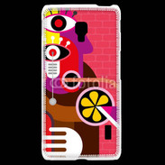 Coque LG F6 Art abstrait 500
