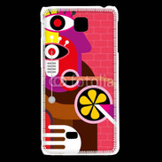 Coque LG F5 Art abstrait 500