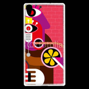 Coque Huawei Ascend P7 Art abstrait 500