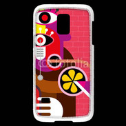 Coque Samsung Galaxy S5 Mini Art abstrait 500