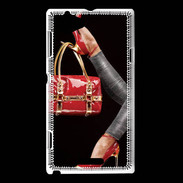 Coque Sony Xperia L Sac à main et chaussures fashion