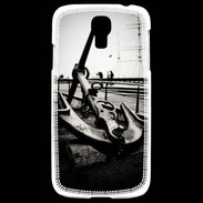 Coque Samsung Galaxy S4 Ancre en noir et blanc