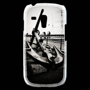 Coque Samsung Galaxy S3 Mini Ancre en noir et blanc