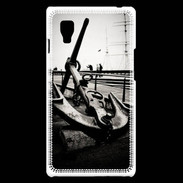 Coque LG Optimus L9 Ancre en noir et blanc