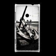 Coque Nokia Lumia 520 Ancre en noir et blanc