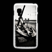 Coque LG L5 2 Ancre en noir et blanc
