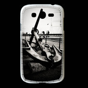 Coque Samsung Galaxy Grand Ancre en noir et blanc