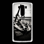 Coque LG G3 Ancre en noir et blanc