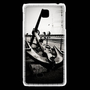 Coque LG F5 Ancre en noir et blanc