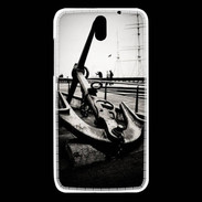 Coque HTC Desire 610 Ancre en noir et blanc
