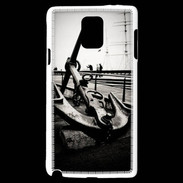 Coque Samsung Galaxy Note 4 Ancre en noir et blanc