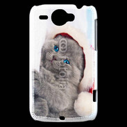 Coque HTC Wildfire G8 Petit chaton de noël 600