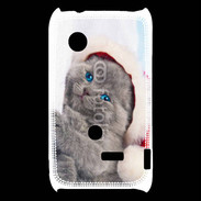 Coque Sony Xperia Typo Petit chaton de noël 600