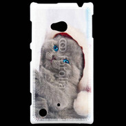 Coque Nokia Lumia 720 Petit chaton de noël 600