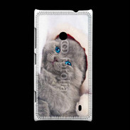 Coque Nokia Lumia 520 Petit chaton de noël 600