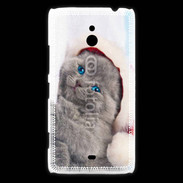 Coque Nokia Lumia 1320 Petit chaton de noël 600