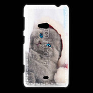 Coque Nokia Lumia 625 Petit chaton de noël 600