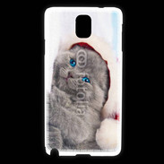 Coque Samsung Galaxy Note 3 Petit chaton de noël 600