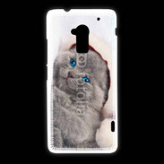Coque HTC One Max Petit chaton de noël 600