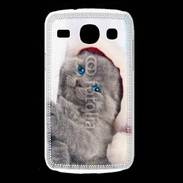 Coque Samsung Galaxy Core Petit chaton de noël 600