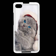 Coque Blackberry Z30 Petit chaton de noël 600