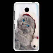 Coque Nokia Lumia 630 Petit chaton de noël 600