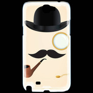 Coque Samsung Galaxy Note 2 Moustache So British