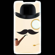 Coque LG P990 Moustache So British