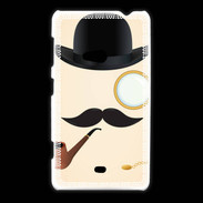 Coque Nokia Lumia 625 Moustache So British