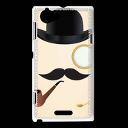 Coque Sony Xperia L Moustache So British