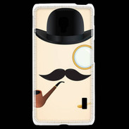 Coque LG F6 Moustache So British