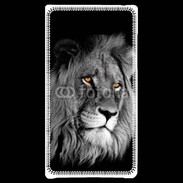 Coque LG Optimus L7 Superbe portrait de lion