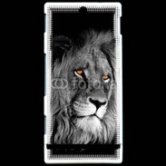 Coque Sony Xperia U Superbe portrait de lion