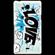 Coque Sony Xperia T Love cartoon 500