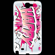 Coque Samsung Galaxy Note 2 Happy cartoon 500