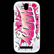 Coque HTC One SV Happy cartoon 500