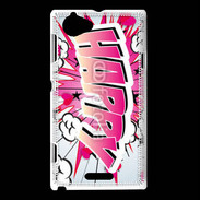 Coque Sony Xperia L Happy cartoon 500