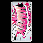 Coque Huawei Ascend G740 Happy cartoon 500