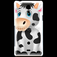 Coque Sony Xperia T Vache cartoon 500