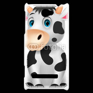 Coque HTC Windows Phone 8S Vache cartoon 500