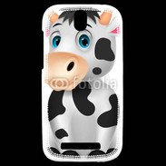 Coque HTC One SV Vache cartoon 500